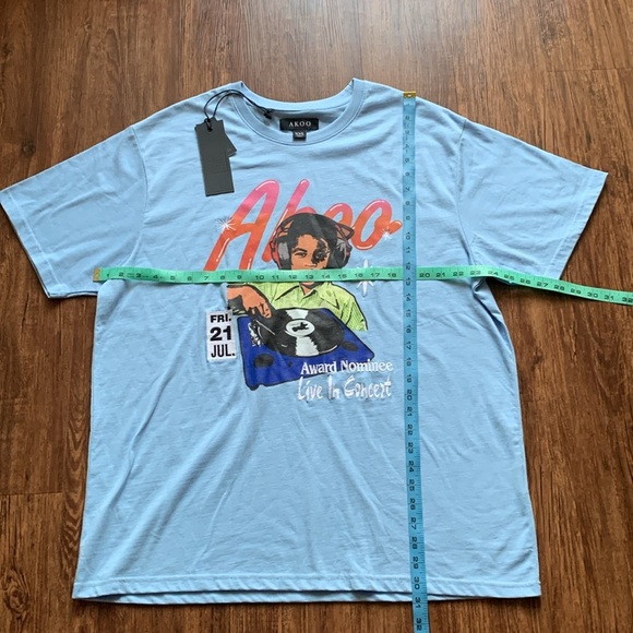 Akoo Men’s Nominee Tee Blue Size 2XL NWT - Picture 5 of 7